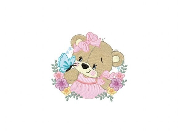 Bear with Butterfly