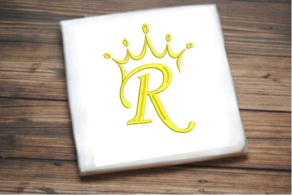 Regal Crown Alphabet Letter R